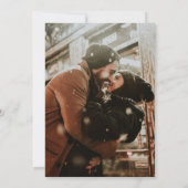 2 Sided Photo Save the Date Wedding Modern (Achterkant)