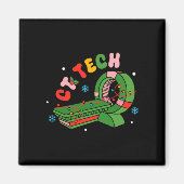 (2 Sided) Santa's Favorite Ct Tech Christmas Techn Magneet (Voorkant)