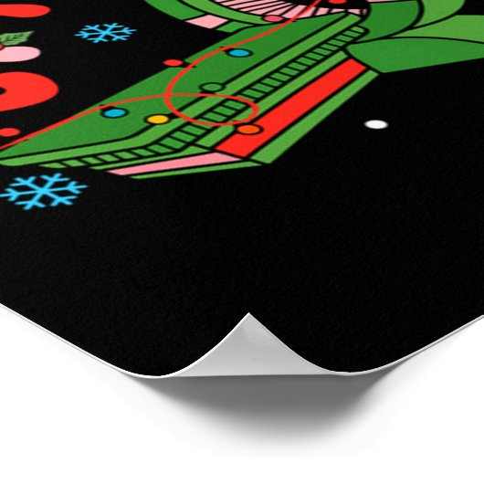 (2 Sided) Santa's Favorite Ct Tech Christmas Techn Poster (Hoek)