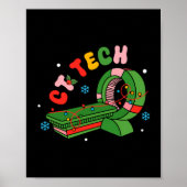 (2 Sided) Santa's Favorite Ct Tech Christmas Techn Poster (Voorkant)