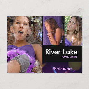 2 Single Headshot Composietkaarten - Actor Headsho Briefkaart