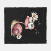 #2 Slak houdt van jou Fleece Deken (Voorkant (Horizontaal))
