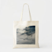 2 sneeuwwolven in de bergen in de winter tote bag (Voorkant)