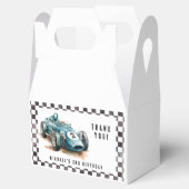 2 Snelle Verjaardag Race Auto Jongen Verjaardagsfe Bedankdoosjes (Geopend)