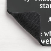 2 Soorten mensen in deze wereld Muismat (Hoek)