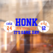 2 speler Baseball Game Dag Terug Venster Cling Raamsticker (Vel 2)