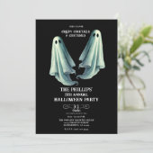 2 Spoken Halloween Spoken Feestje Kaart (Staand voorkant)