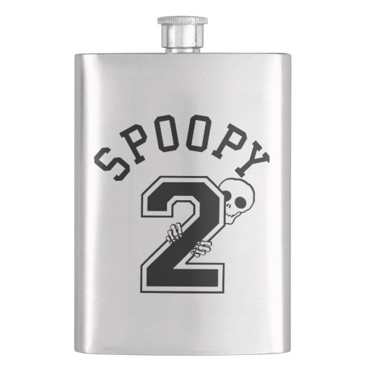 2 Spoopy Athletic Lettering Heupfles (Voorkant)