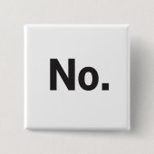 2" Square Button: No. Vierkante Button 5,1 Cm (Voorkant)