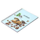 2 Squirrels Notitieboek :  (Linkerzijde)