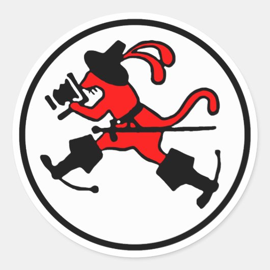 2 Staffel Aufklärungsgruppe 33 - 2.(F)/33 Embleem Ronde Sticker (Voorkant)