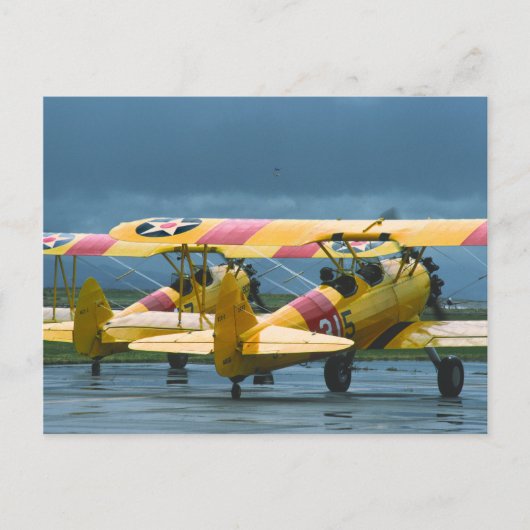 2 Stearman Briefkaart (Voorkant)