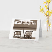 2 STOELEN-2 VRIENDEN-EEN VERJAARDAG-LATEN WE VIERE KAART (Gele Bloem)