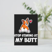 2 Stop met aan mijn kont te beginnen Briefkaart (Staand voorkant)