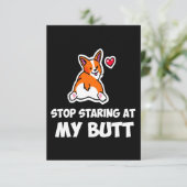 2 Stop met het aanstaren van mijn kont Save The Date (Staand voorkant)