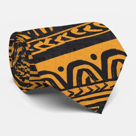 #2 stropdas voor Afrikaanse afdrukken (Opgerold)