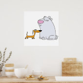 2 Stupid Dogs Poster (Keuken)