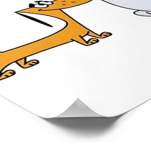 2 Stupid Dogs Poster (Hoek)