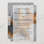 2 Suiker Zeester in het Zand, Strand Bruiloft Kaart (Voorkant / Achterkant)