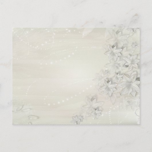 #2 Tafel Kaarten  Wit op Witte Bloemen (Achterkant)