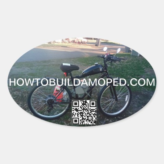 2-takt Koppeling Hoesje Sticker Decal 80cc 66cc 48 (Voorkant)