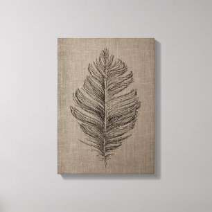2 Taupe Canvas Wall Art Afdruk
