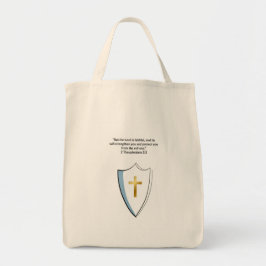 2 Thessalonicenzen 3:3 Christelijke boodschappenta Tote Bag