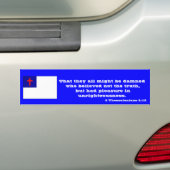 2 Thessaloniërs 2:12 Bumpersticker (Op auto)