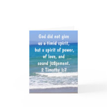 2 Timoteüs 1:7 Christenen zijn niet timide Bijbel 