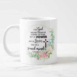 2 Timoteüs 1:7 God heeft geen geest van angst gege Grote Koffiekop