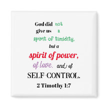 2 Timotheüs 1:7 Niet timide Christelijk