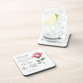 2 Timotheüs 4:7 Ik heb de goede strijd gestreden Bier Onderzetter (Rechterzijde)