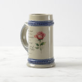 2 Timotheüs 4:7 Ik heb de goede strijd gestreden Bierpul (Voorkant links)