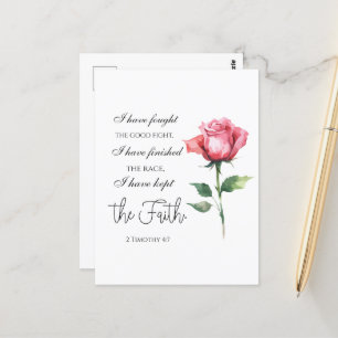 2 Timotheüs 4:7 Ik heb de goede strijd gestreden Briefkaart