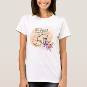2 Timotheüs 4:7 Ik heb het geloof behouden T-shirt