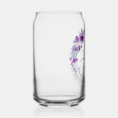 2 Timotheüs 4:7 Ik heb het geloof Paarse Bloem geh Blikvorm Glas (Rechts)