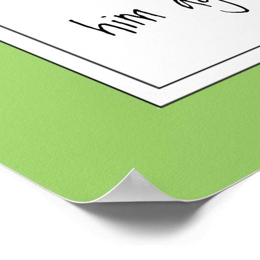 2 Timothy 1:12 Christelijke bevorderingsscripts Poster (Hoek)