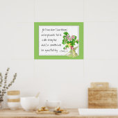 2 Timothy 1:12 Christelijke bevorderingsscripts Poster (Keuken)