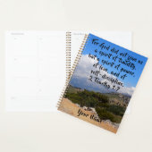 2 Timothy 1:7 Aangepaste bijbelversie Planner (Display)