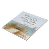 2 Timothy 1:7 God heeft geen geest van angst gegev Tegeltje (Zijkant)