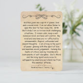 2 Timothy 1:7, parcept voor notitieboekjes voor sc (Staand voorkant)