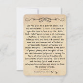 2 Timothy 1:7, parcept voor notitieboekjes voor sc (Voorkant)