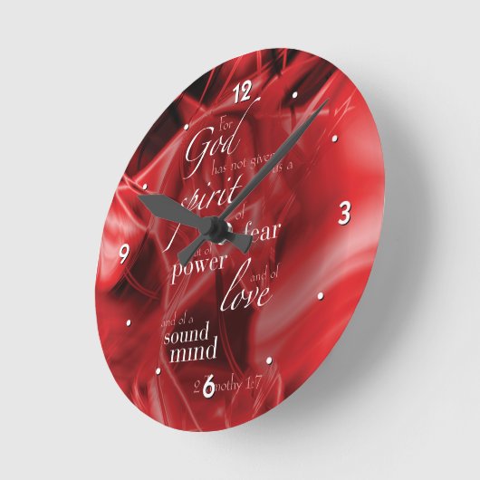 2 Timothy 1:7 Ronde Klok (Hoek)