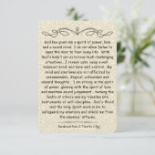 2 Timothy 1:7 Scriptnotitiekaart scroll back (Staand voorkant)