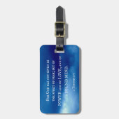 2 Timothy 1:7 Want God heeft niet gegeven.... Bagagelabel (Voorkant verticaal)