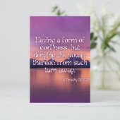 2 Timothy 3:5 KJV Bijbelscripts Pic Greeting Kaart (Staand voorkant)