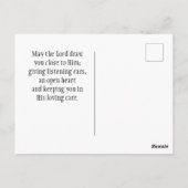 2 Timothy 4:17 De Heer gaf me sterkste Bijbel Briefkaart (Achterkant)