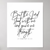 2 Timothy 4:17 Poster (Voorkant)