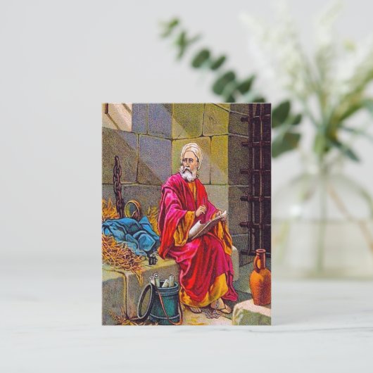 2 Timothy 4:6-8 Ik heb de cursus postcar afgerond Briefkaart (Staand voorkant)