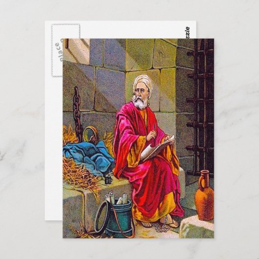 2 Timothy 4:6-8 Ik heb de cursus postcar afgerond Briefkaart (Voorkant / Achterkant)